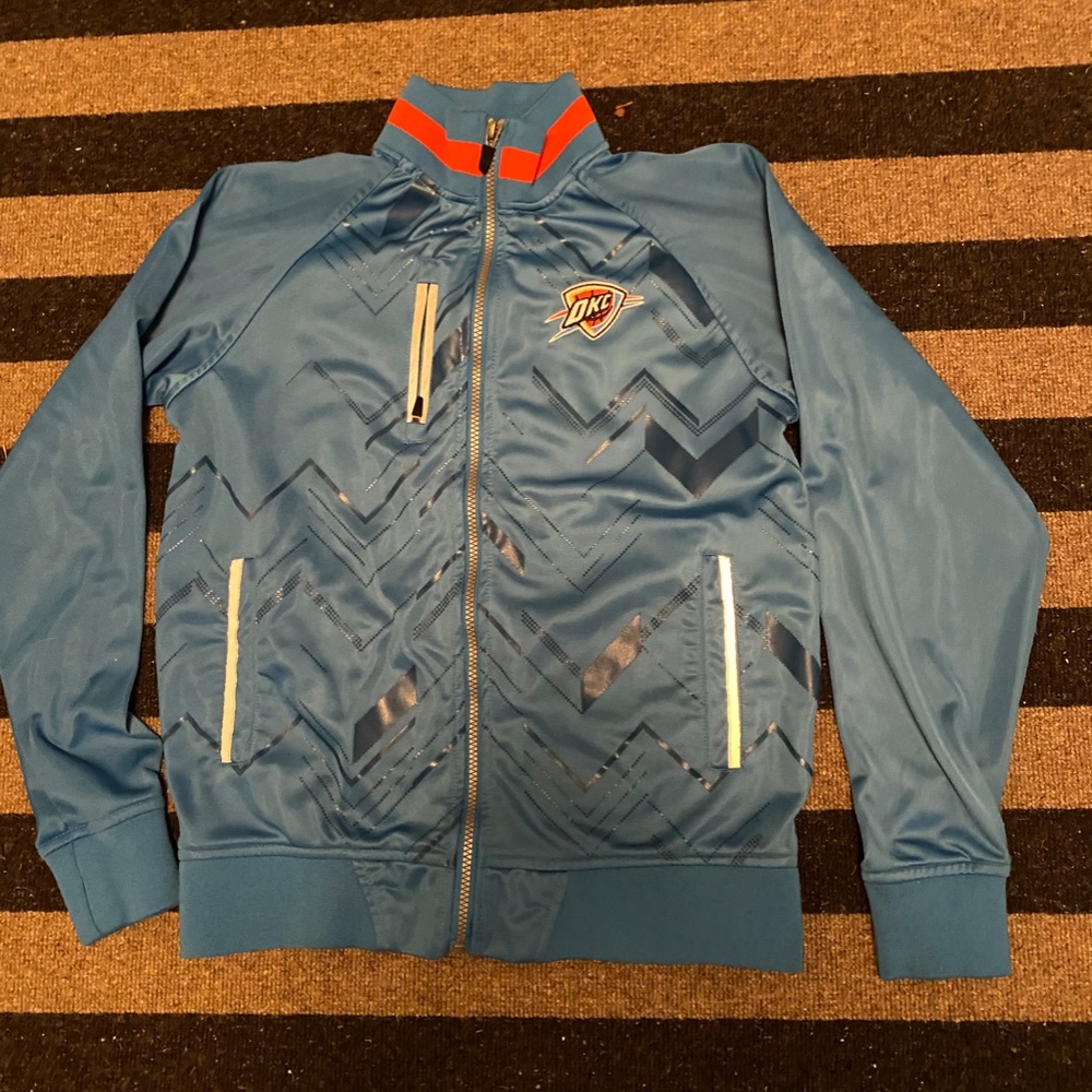 NBA OKC Oklahoma City Zipway Jacket and Short Set